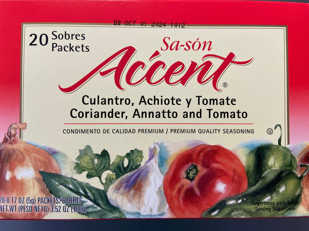 Sa-son Accent, Culantro, Achiote y Tomate 20 Packets – Bellins  International Grocery Store