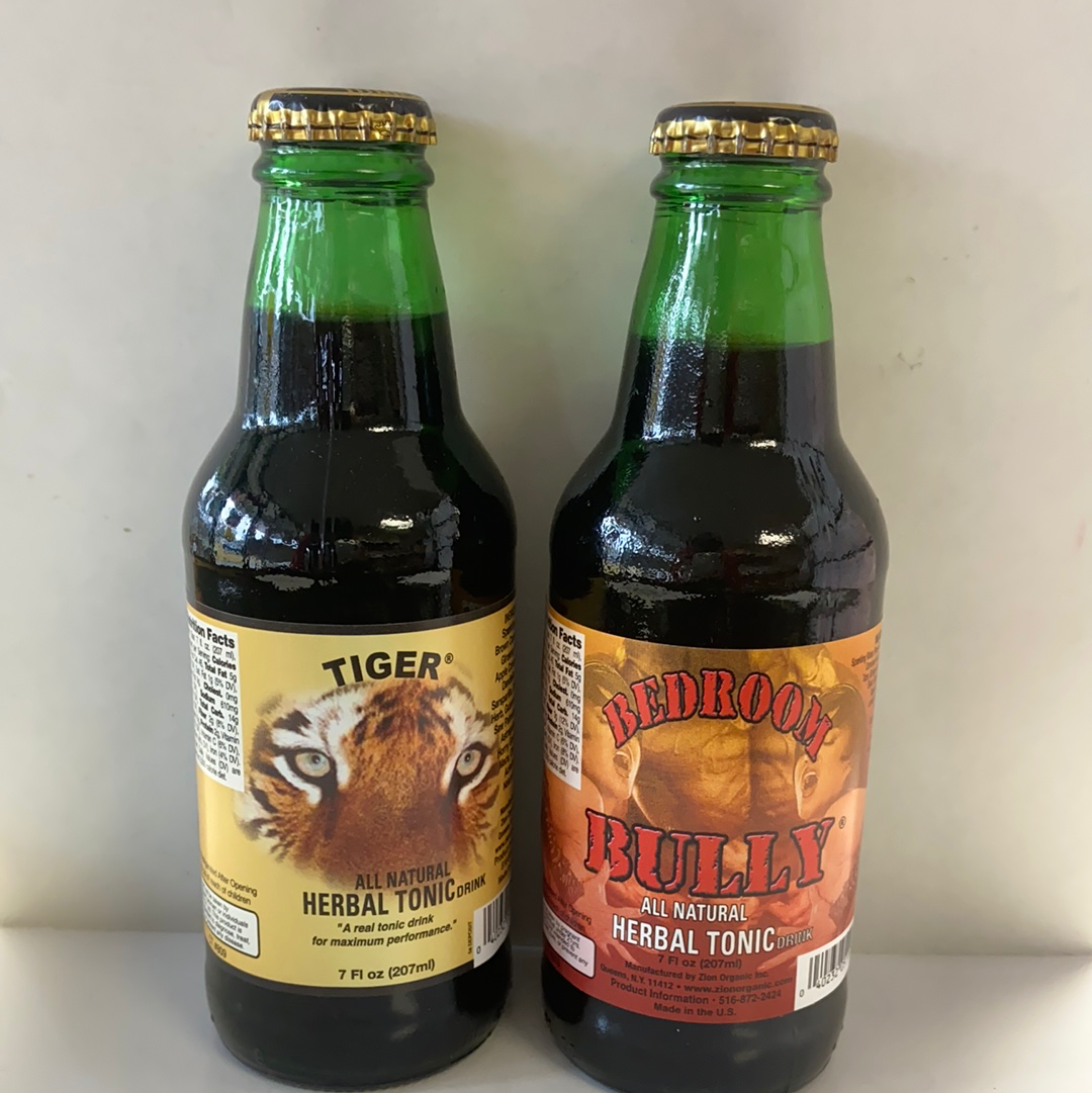 Herbal Tonic Drink, Bedroom Bully and Tiger Bellins International