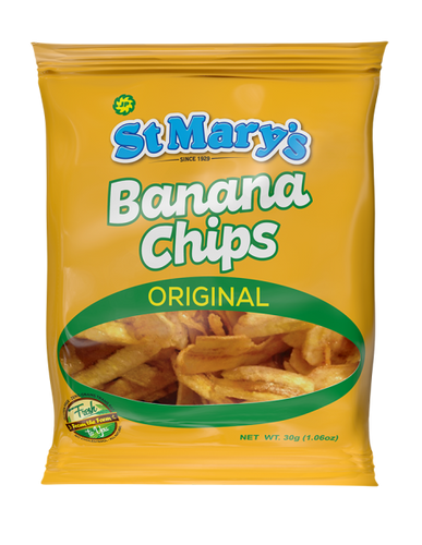 Banana Chips, 2.5 oz or 5 oz, St. Mary's