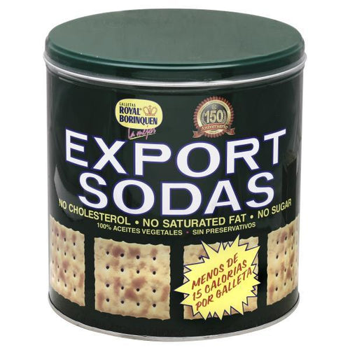 Crackers, Export  Sodas, Royal Borinquen