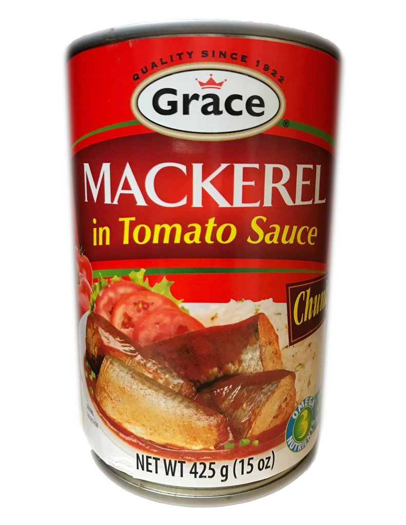 Mackerel in Tomato Sauce, Chunky, Grace