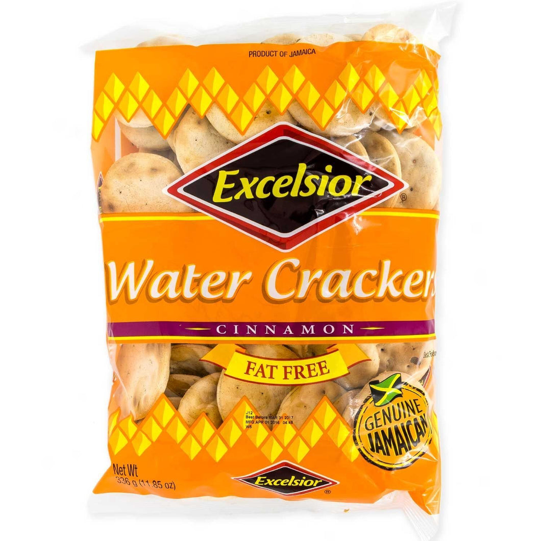 Water Crackers, Regular or Cinnamon, Excelsior