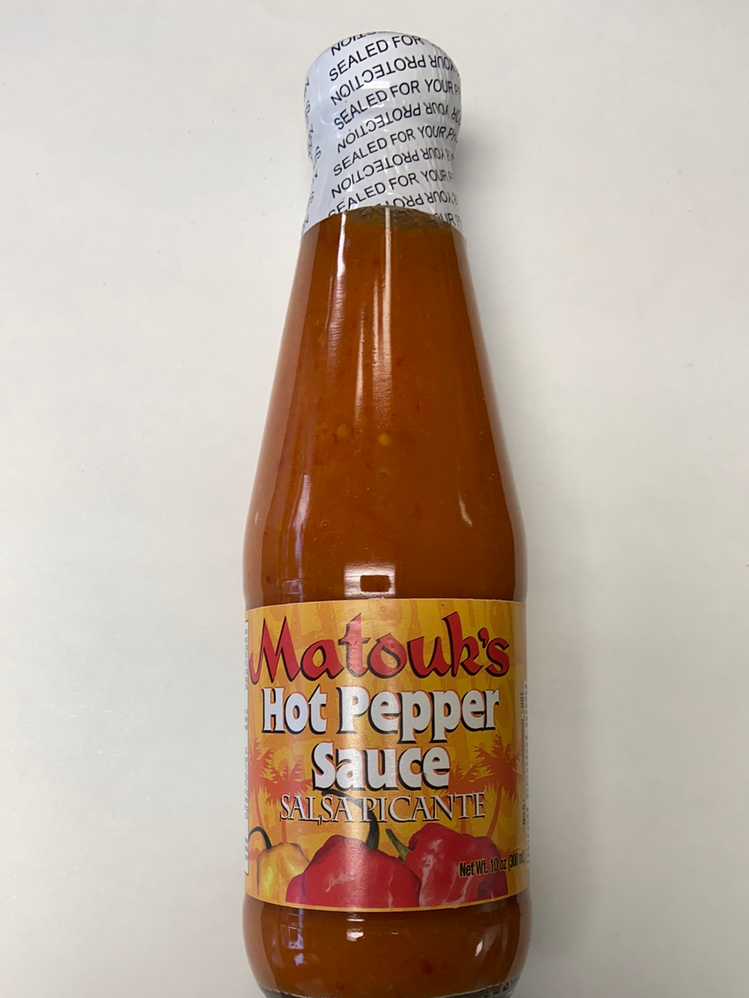 Hot Pepper Sauce, Salsa Picante, Matouk’s 300ML and 750ML