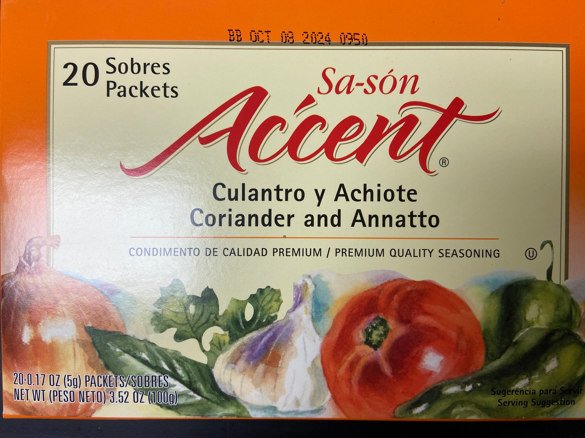 Sa-són Accent Culantro y Achiote- 20 Packets - Antojo Boricua