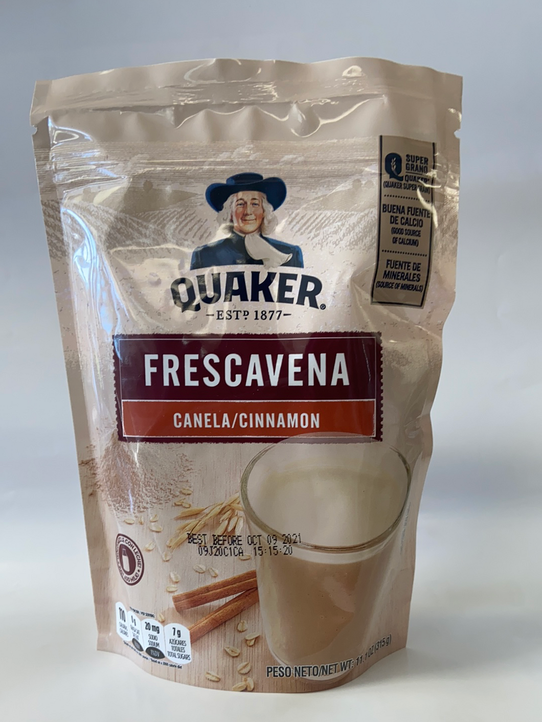 Frescavena, Canela/Cinnamon, Quaker