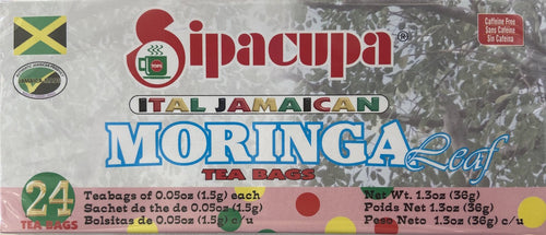 Tea, Guinea Hen Weed, Moringa, Guava Leaf, Blue Vervain, Neem Leaf, Sipacupa