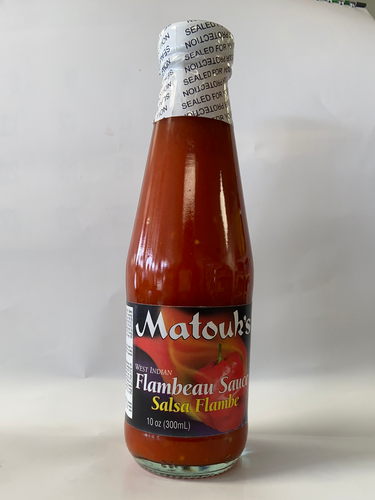 WI Flambeau Sauce, Salsa Flambé, Matouk’s