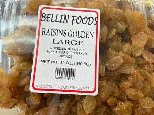 Raisins, Golden, Large, Bellin Foods
