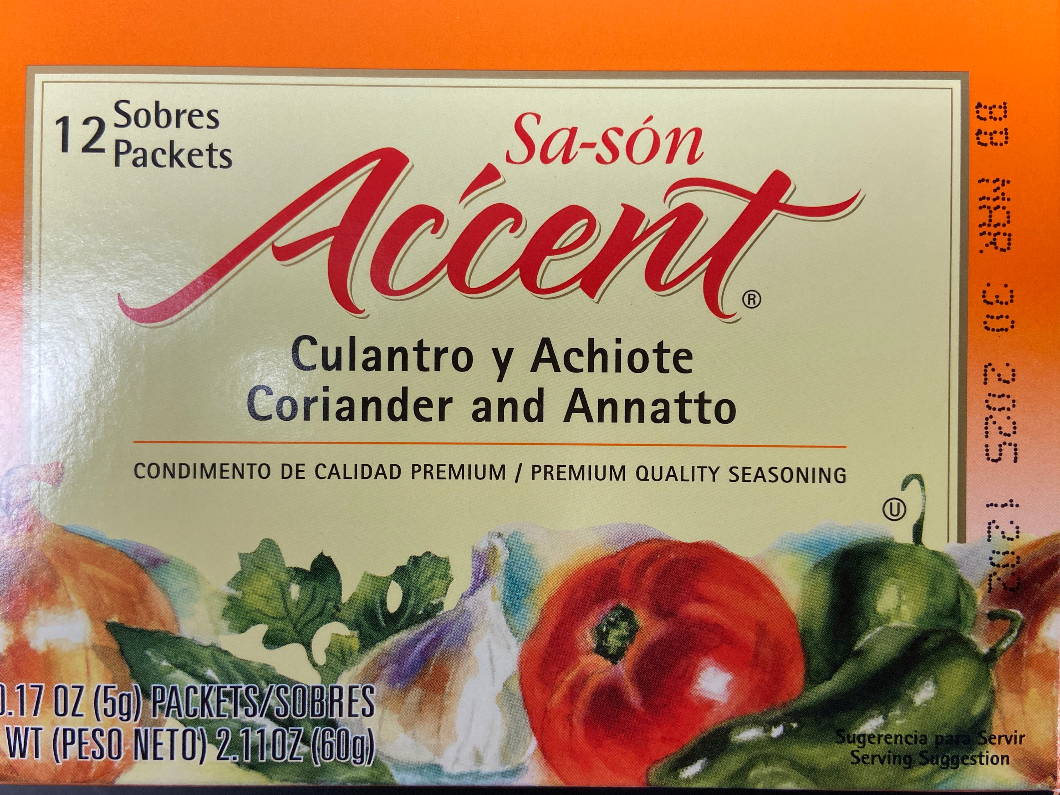 Sa-son Accent, Culantro, Achiote y Tomate 20 Packets – Bellins  International Grocery Store