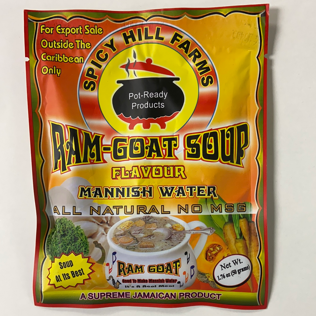 Soup Mix, Ram-Goat, Mannish Water, 1.76 oz