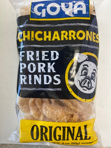 Pork Rinds, Fried, Chicharrones, Original, Goya