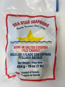 Salted Codfish, bone-in, Sea Star (In store or curbside pickup only)