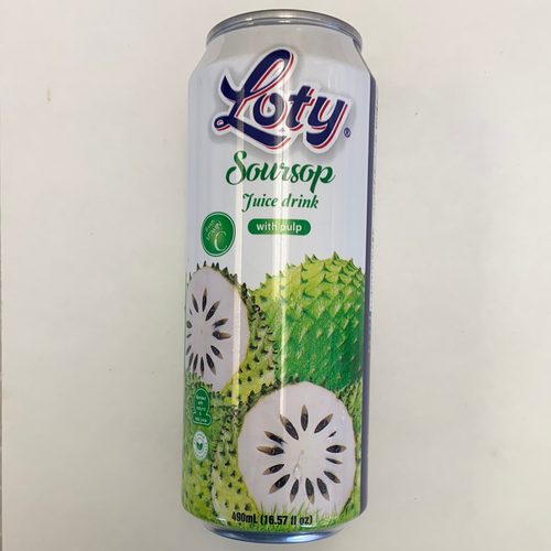 Mango or Soursop Juice Drink with pulp, Loty