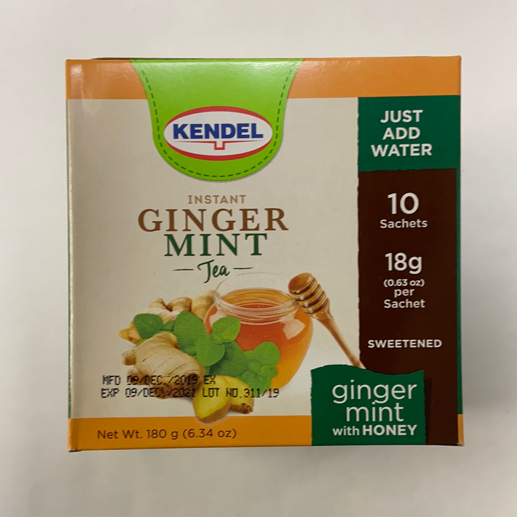 Tea, Ginger, Ginger Mint, Ginger with Honey, Instant, Kendel