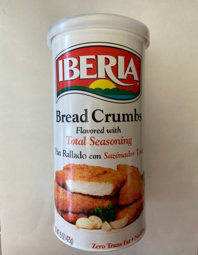 Bread Crumbs flavored with Total Seasoning, Iberia