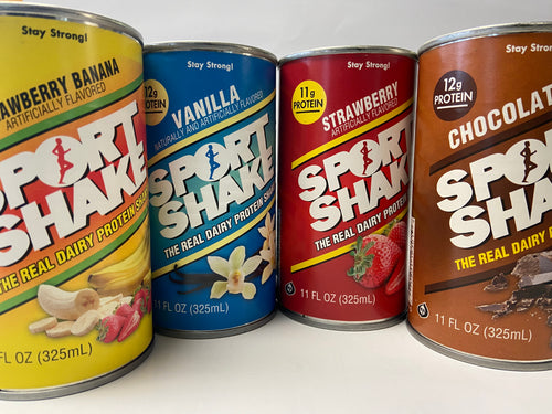 Sport Shake, Vanilla, Chocolate, Strawberry, Strawberry Banana