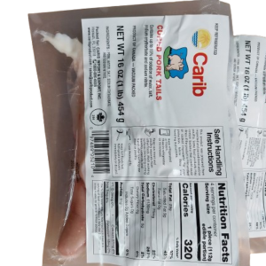 carib cured pork tails